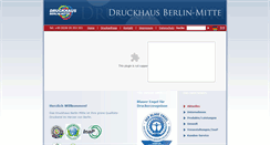 Desktop Screenshot of druckhaus-berlin-mitte.de